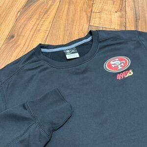 Nike On Field NFL San Francisco 49ers Therma-Fit Crewneck Sweater Men's Large